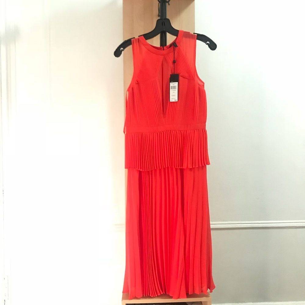 BCBG Dewi Sleeveless Pleated Dress - Picture 3 of 8